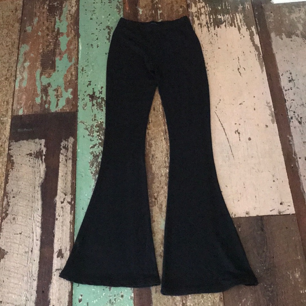 Brandy Melville fitted flare knit pants sz XS $20